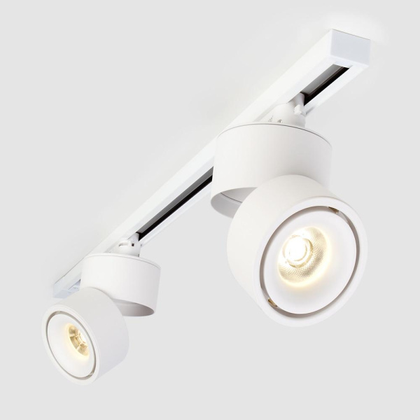 Basic System поворотный Трековый светильник 15W 4200K Klips Белый LTB21