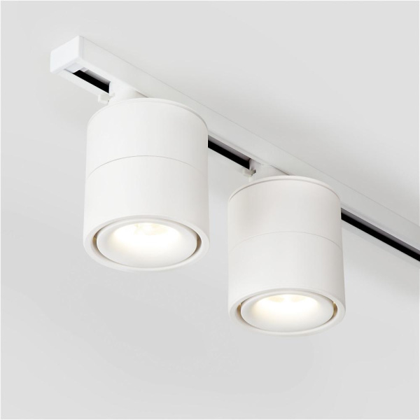 Basic System поворотный Трековый светильник 15W 4200K Klips Белый LTB21