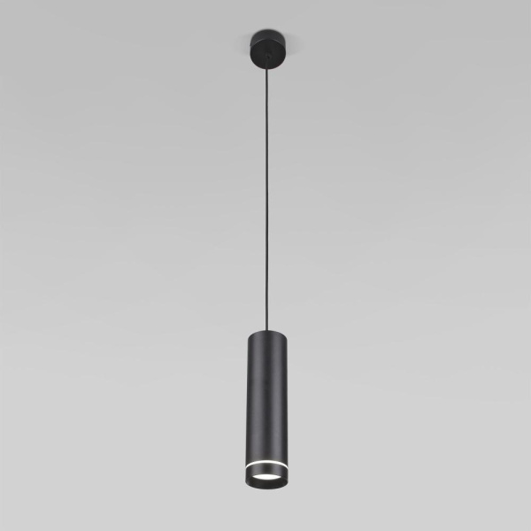 Подвесной светодиодный светильник черный 12W 4200K матовый DLR023 12W 4200K черный матовый