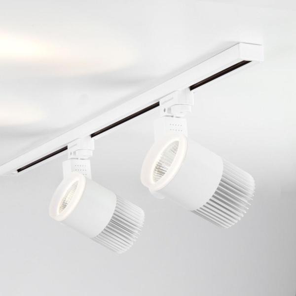 Basic System Трековый поворотный светильник 30W 4200K Accord Белый LTB20