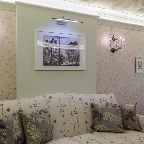 Настенный поворотный светодиодный светильник Simple LED MRL LED 10W 1011 IP20  никель