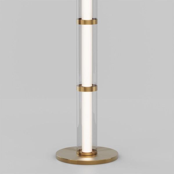 Напольный светодиодный светильник 80537/1 латунь