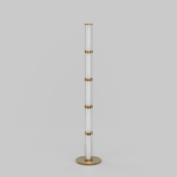 Напольный светодиодный светильник 80537/1 латунь