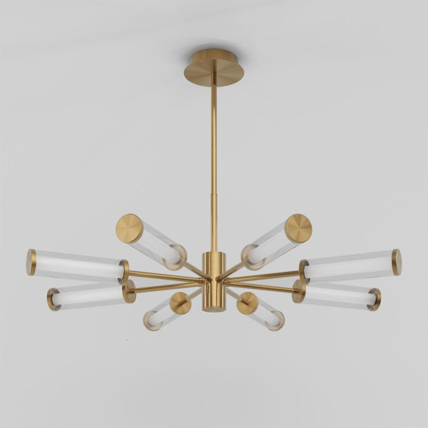 Потолочный светодиодный светильник 50386 LED латунь