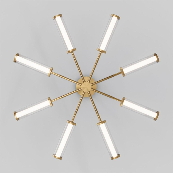 Потолочный светодиодный светильник 50386 LED латунь