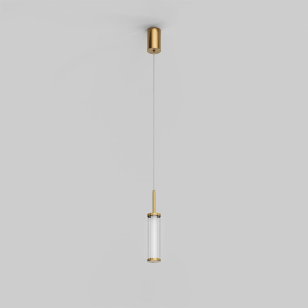 Подвесной светодиодный светильник 50386/1 LED латунь