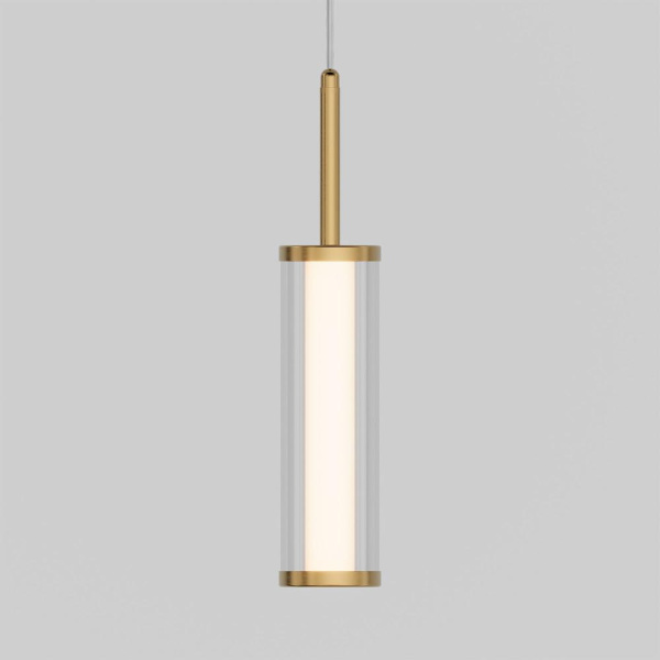 Подвесной светодиодный светильник 50386/1 LED латунь