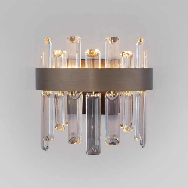 Настенный светодиодный светильник с хрусталем 418/1