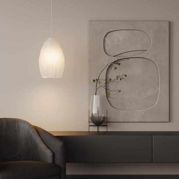 ПОДВЕСНОЙ СВЕТИЛЬНИК С АКРИЛОВЫМ ПЛАФОНОМ 30186/1 белый