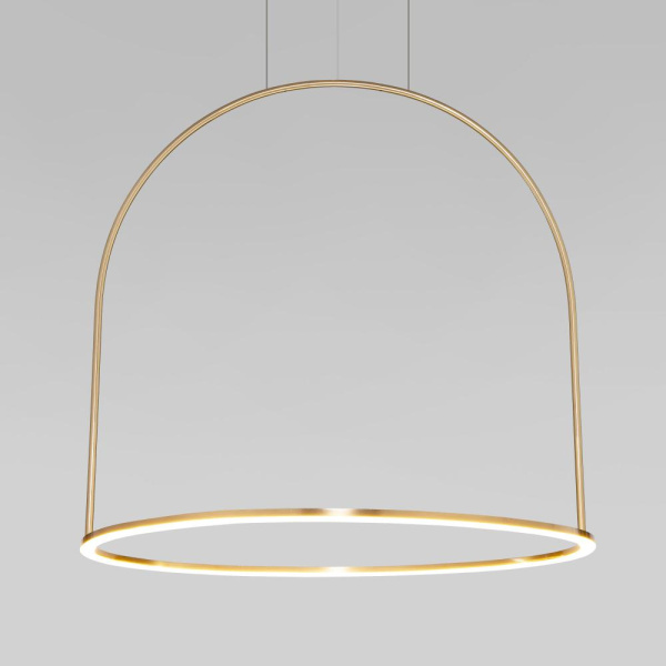 Подвесной светодиодный светильник с регулировкой цветовой температуры и яркости 90322/1 латунь