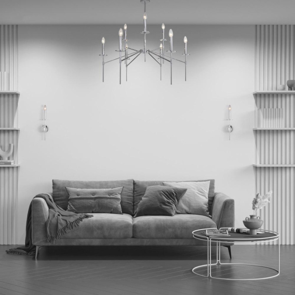 Настенный светильник в классическом стиле 60142/1 хром