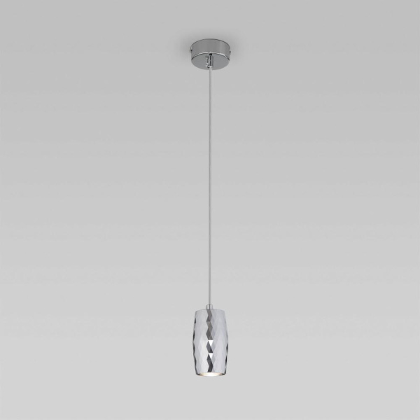Подвесной светодиодный светильник в стиле лофт 50246/1 LED/ хром