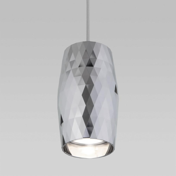 Подвесной светодиодный светильник в стиле лофт 50246/1 LED/ хром