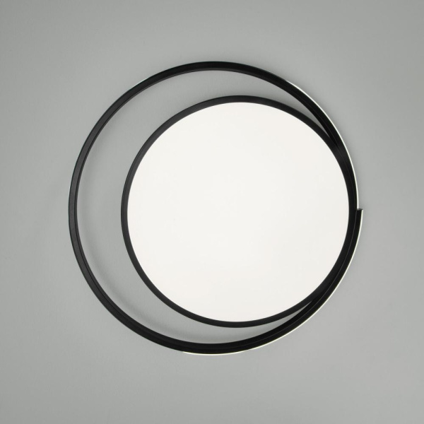 Потолочный светодиодный светильник с регулировкой яркости и цветовой температуры 90251/1 черный