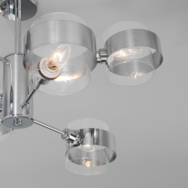 Потолочный светильник в стиле лофт 70127/6 хром