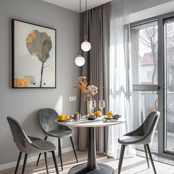 Подвесной светильник со стеклянным плафоном 50151/1 черный жемчуг