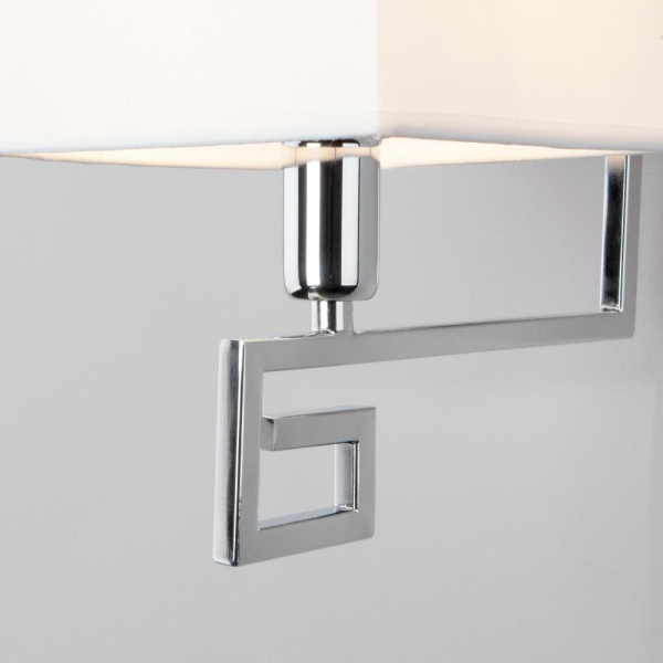 Настенный светильник с тканевым абажуром 60115/1 хром