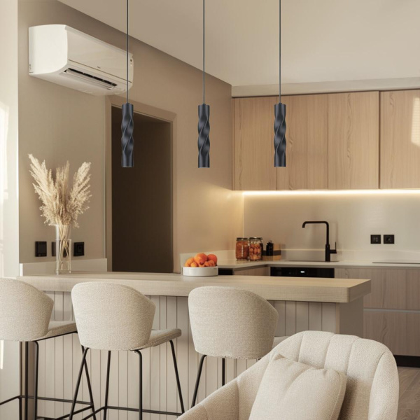 Подвесной светодиодный светильник в стиле лофт 50136/1 LED черный