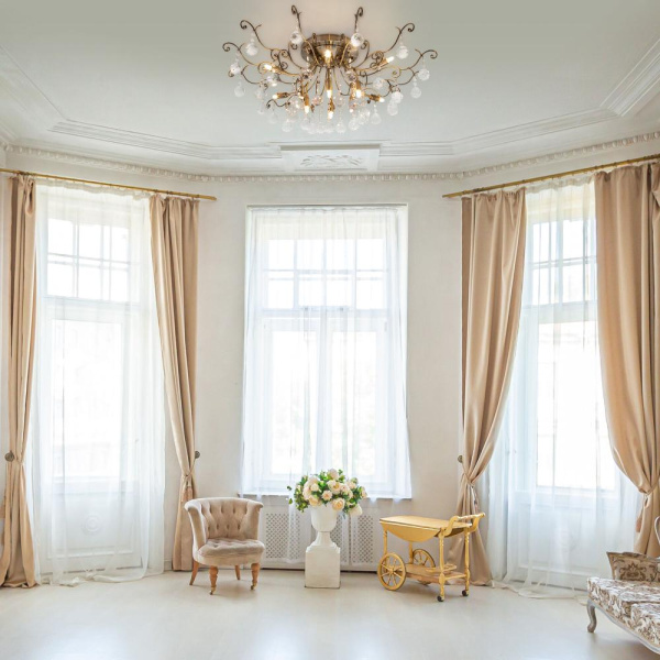 потолочная 10042/12 античная бронза