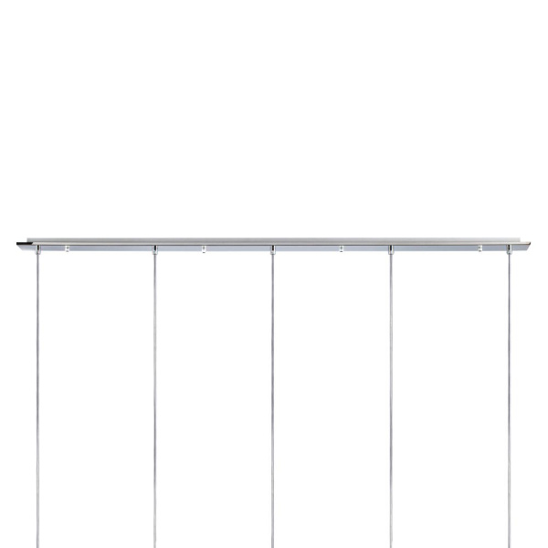 L5PL721134 Подвес пятерной линейный EXTRA 5x3x5W(led) G9  (721134 - 5 + 572164 -1) ХРОМ