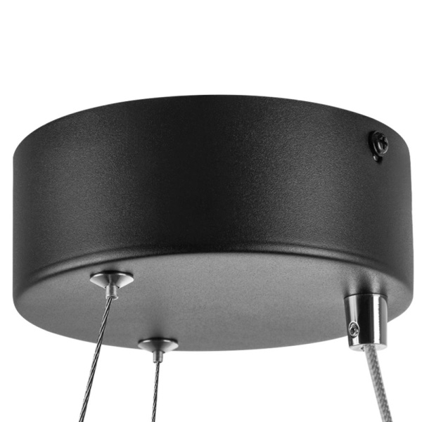 748027 Люстра SATURNO LED 36W 2500LM 70G ЧЕРНЫЙ 3000-6000K