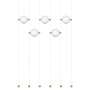 815501 Люстра DAFNE LED 5x8.5W ЛАТУНЬ 3000K