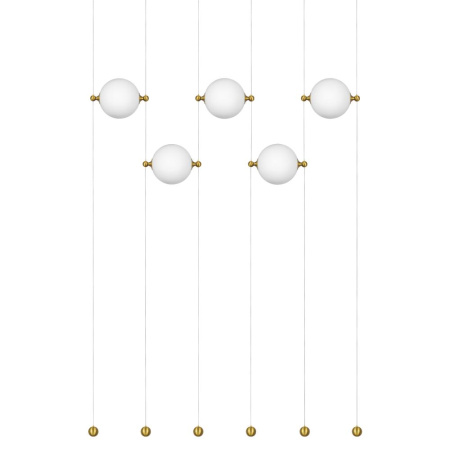 815501 Люстра DAFNE LED 5x8.5W ЛАТУНЬ 3000K