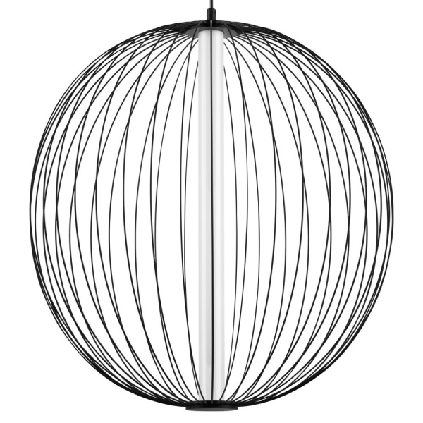 734057 Люстра SOLE 16W LED 1309LM 120G ЧЕРНЫЙ МАТОВЫЙ 3000K