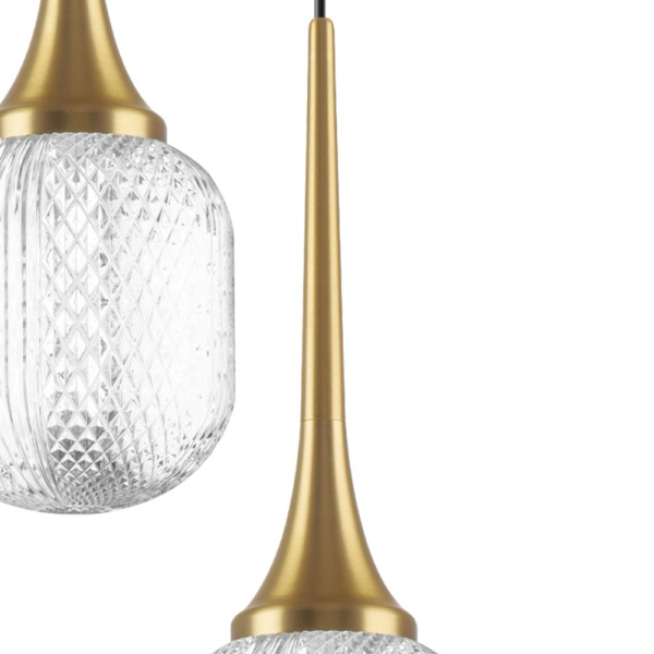 738131 Люстра ACRILE 53W LED 3217LM 360G ЗОЛОТО 3000K