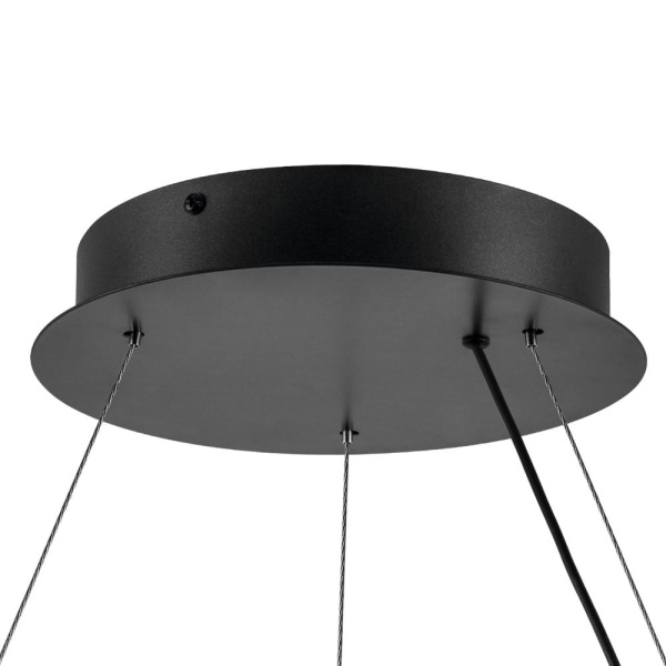 736367 Люстра ROTONDA 30W LED 2059LM 130G ЧЕРНЫЙ 3000K
