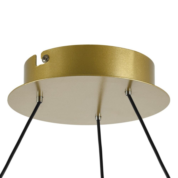 736161 Люстра ROTONDA 38W LED 2106LM 180G ЛАТУНЬ 3000K