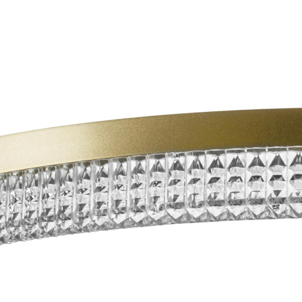 736161 Люстра ROTONDA 38W LED 2106LM 180G ЛАТУНЬ 3000K