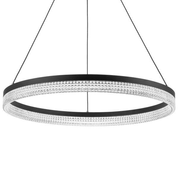 736167 Люстра ROTONDA 38W LED 2106LM 180G ЧЕРНЫЙ 3000K