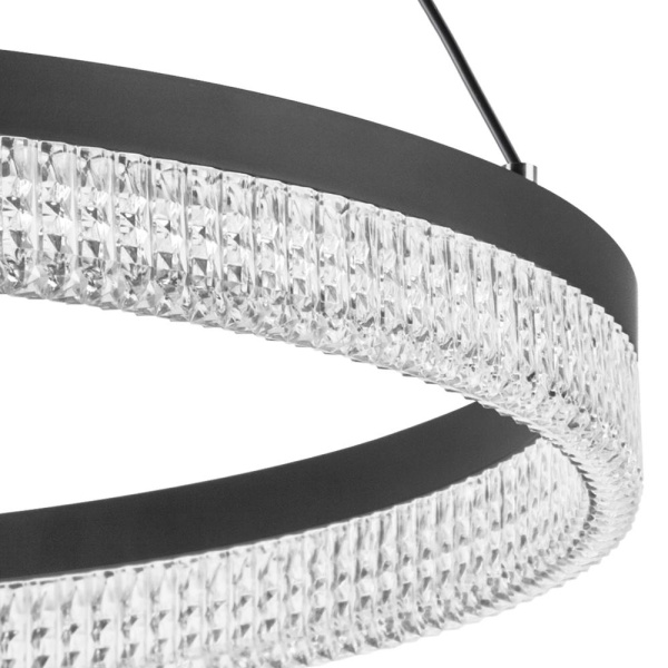 736167 Люстра ROTONDA 38W LED 2106LM 180G ЧЕРНЫЙ 3000K