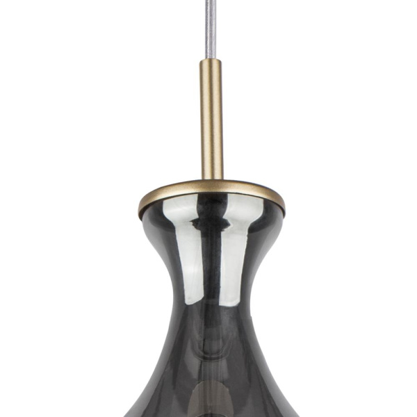 808038 Подвес FORMA 1х10W (led) E14 ШАМПАНЬ/ДЫМЧАТЫЙ