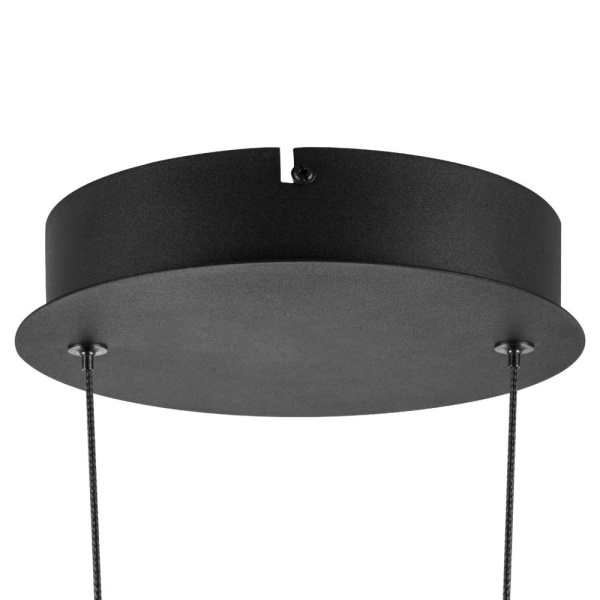 723127 Люстра LODI LED 36W 2880LM ЧЕРНЫЙ/ДЕРЕВО 3000K