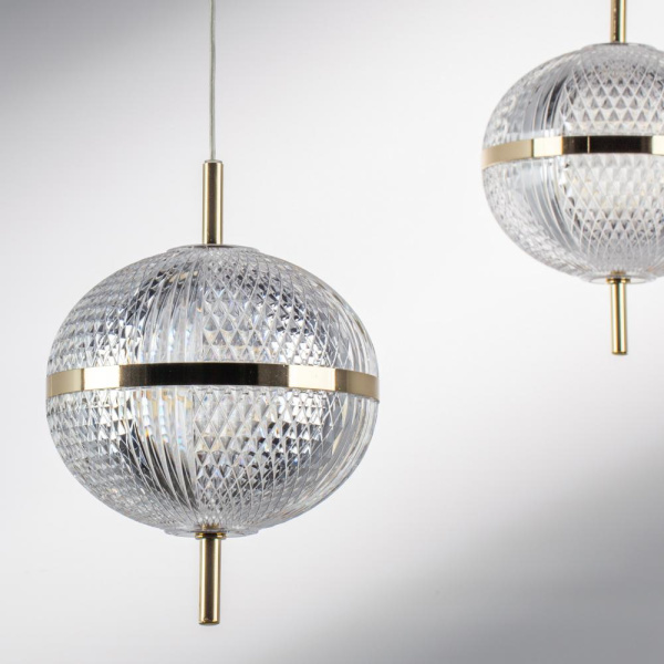 738023 Люстра ACRILE 7W LED 793LM 120G ЗОЛОТО 3000K