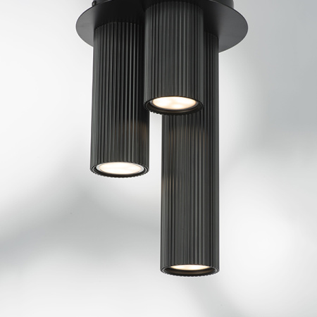 718037 Люстра ROMA 3х28W GU10 (led) MATT BLACK