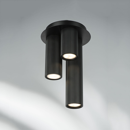 718037 Люстра ROMA 3х28W GU10 (led) MATT BLACK