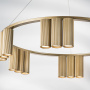 718183 Люстра ROMA 18х28W GU10 (led) CHAMPAGNE GOLD