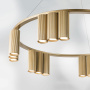 718183 Люстра ROMA 18х28W GU10 (led) CHAMPAGNE GOLD