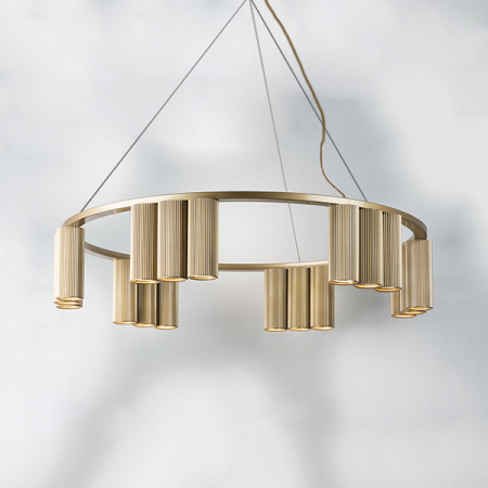 718183 Люстра ROMA 18х28W GU10 (led) CHAMPAGNE GOLD