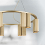 718123 Люстра ROMA 12х28W GU10 (led) CHAMPAGNE GOLD