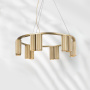 718123 Люстра ROMA 12х28W GU10 (led) CHAMPAGNE GOLD