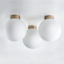 812023 Люстра GLOBO 1х40W E14 champagn gold/white