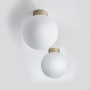 812023 Люстра GLOBO 1х40W E14 champagn gold/white