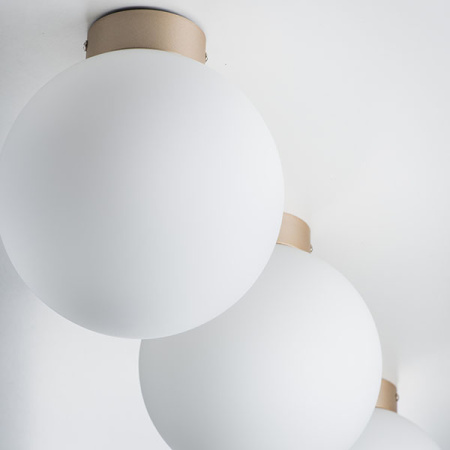 812023 Люстра GLOBO 1х40W E14 champagn gold/white