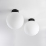 812027 Люстра GLOBO 1х40W E14 matt black/white