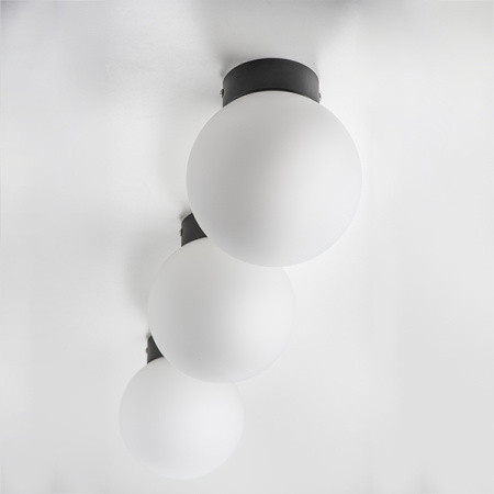 812017 Люстра GLOBO 1х40W E14 matt black/white