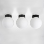 812017 Люстра GLOBO 1х40W E14 matt black/white